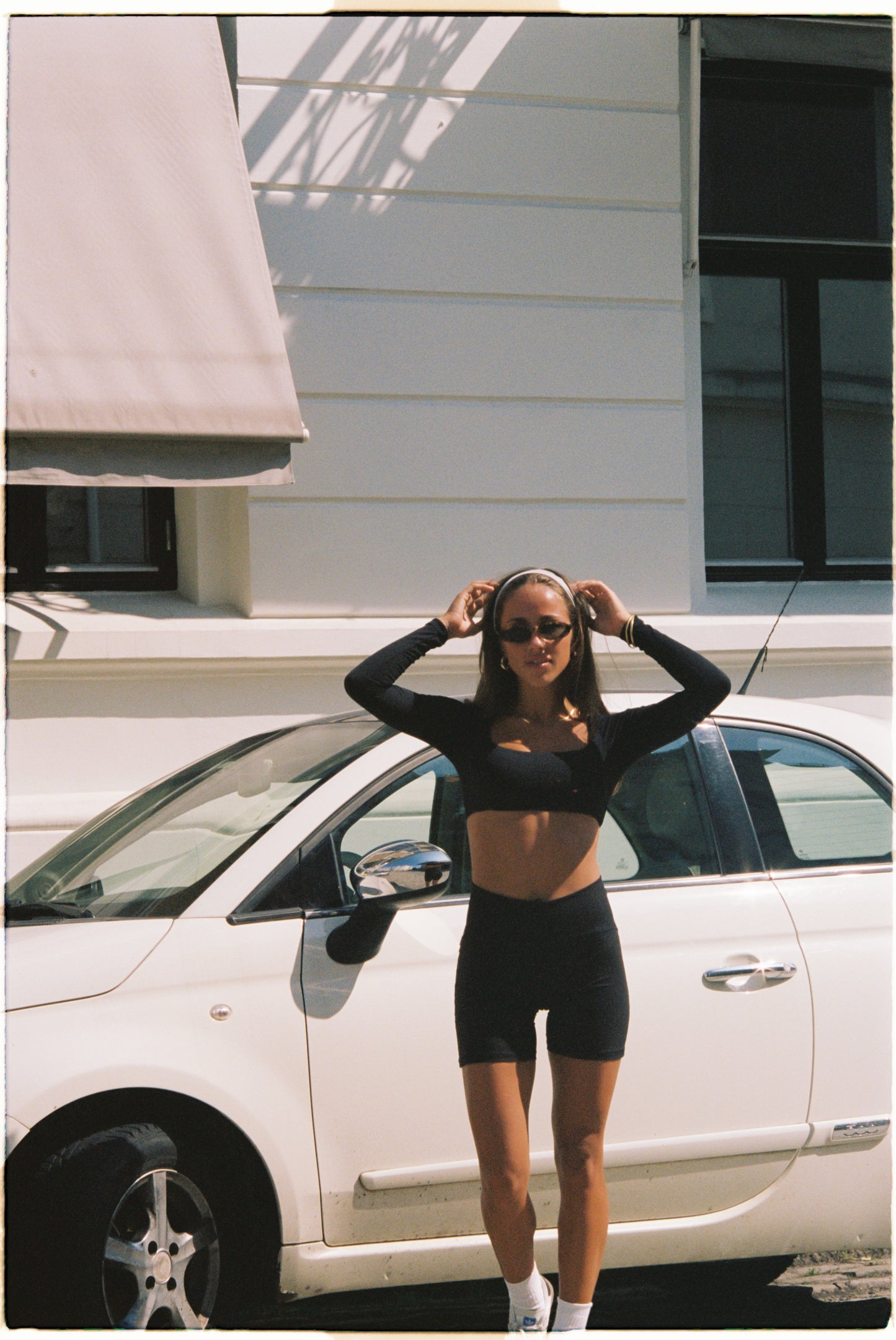 Long sleeve crop