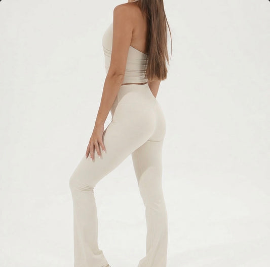 Silhouette flare leggings