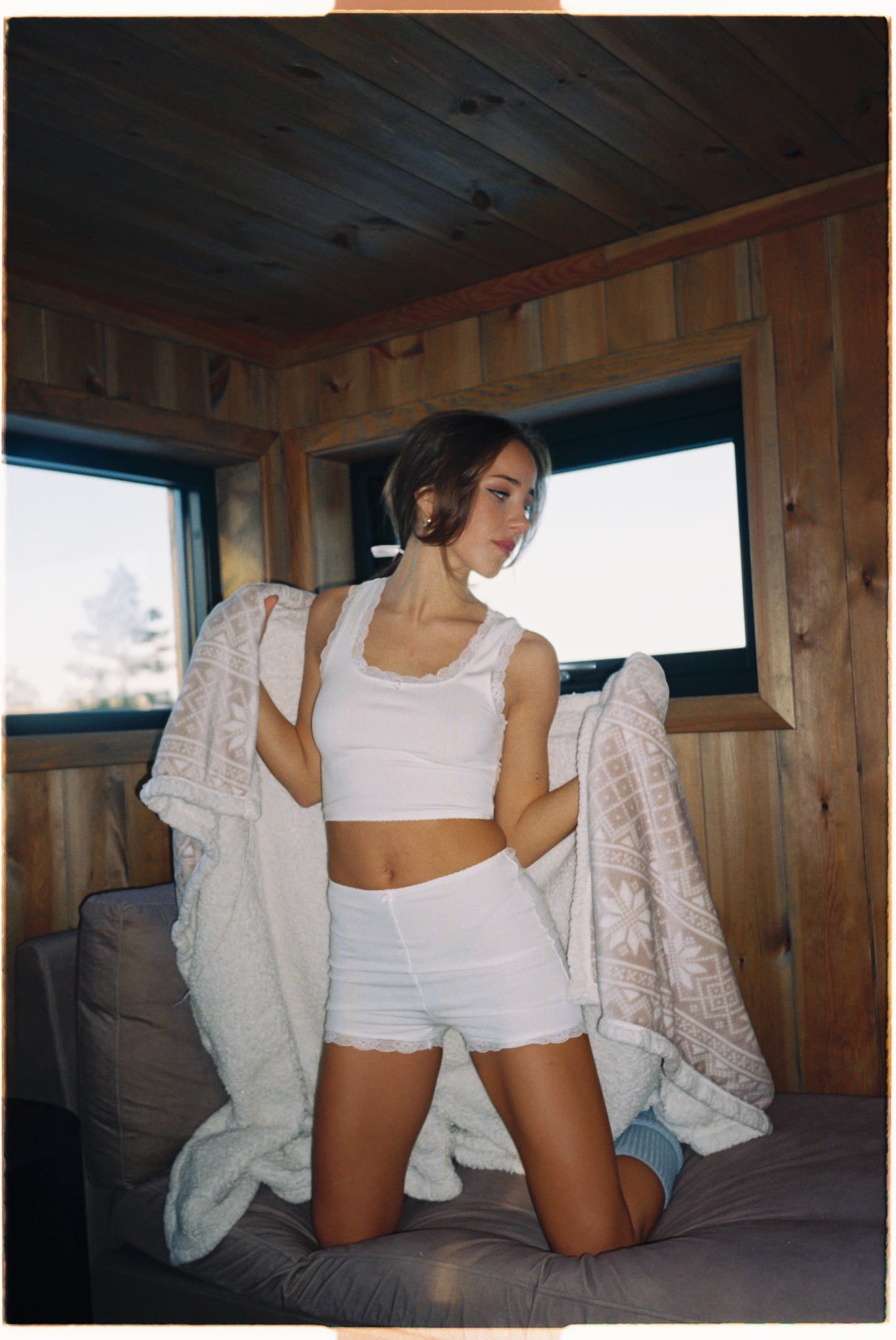 White pjs set