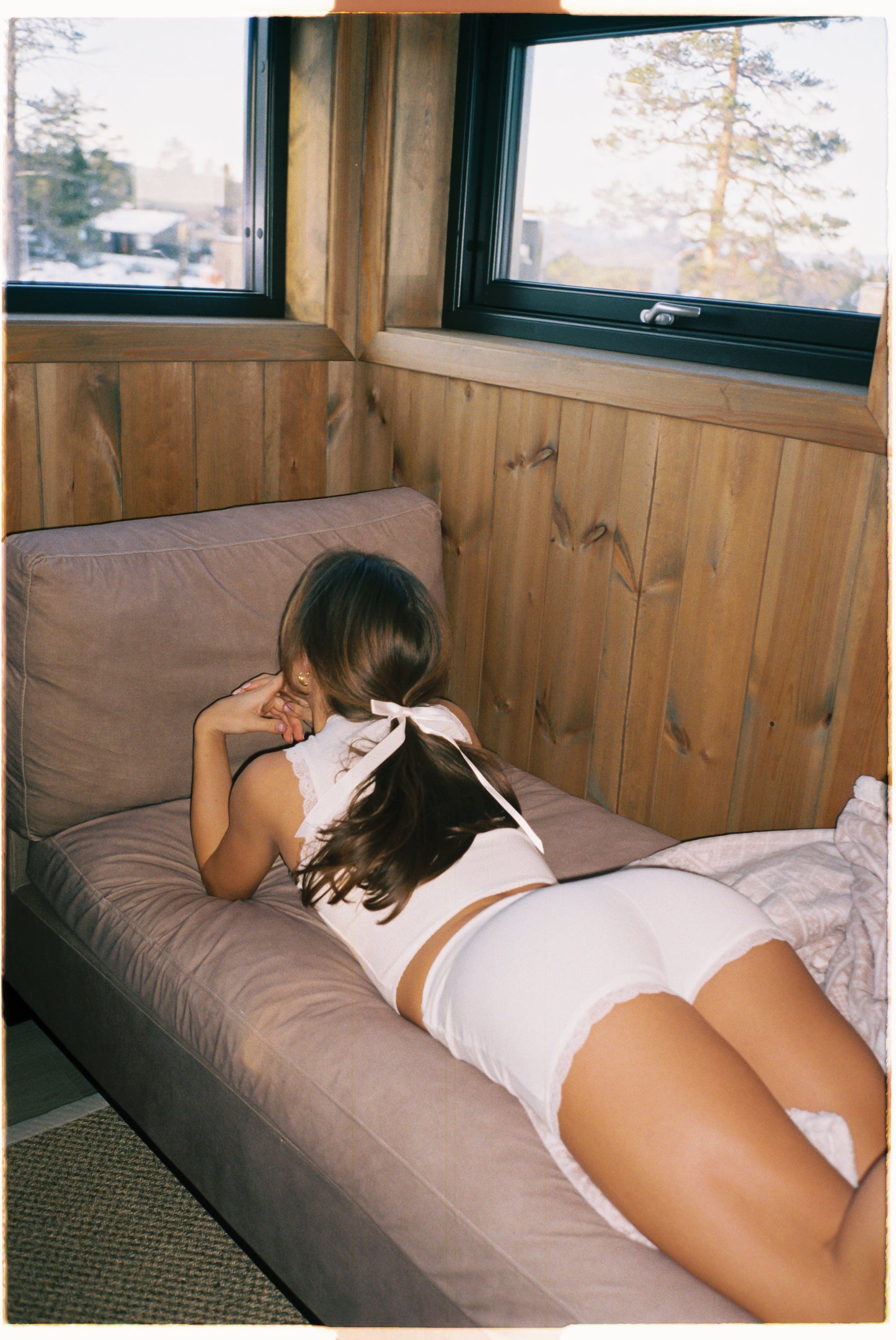 White pjs set