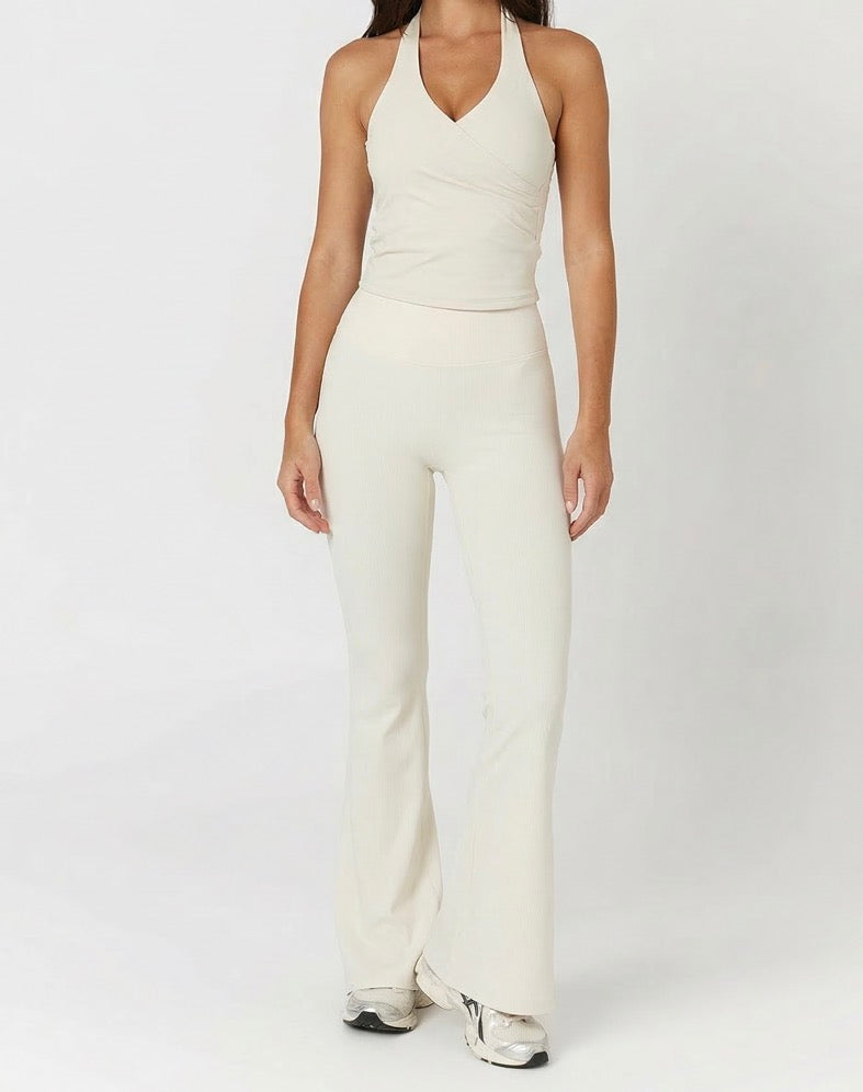 Silhouette flare leggings