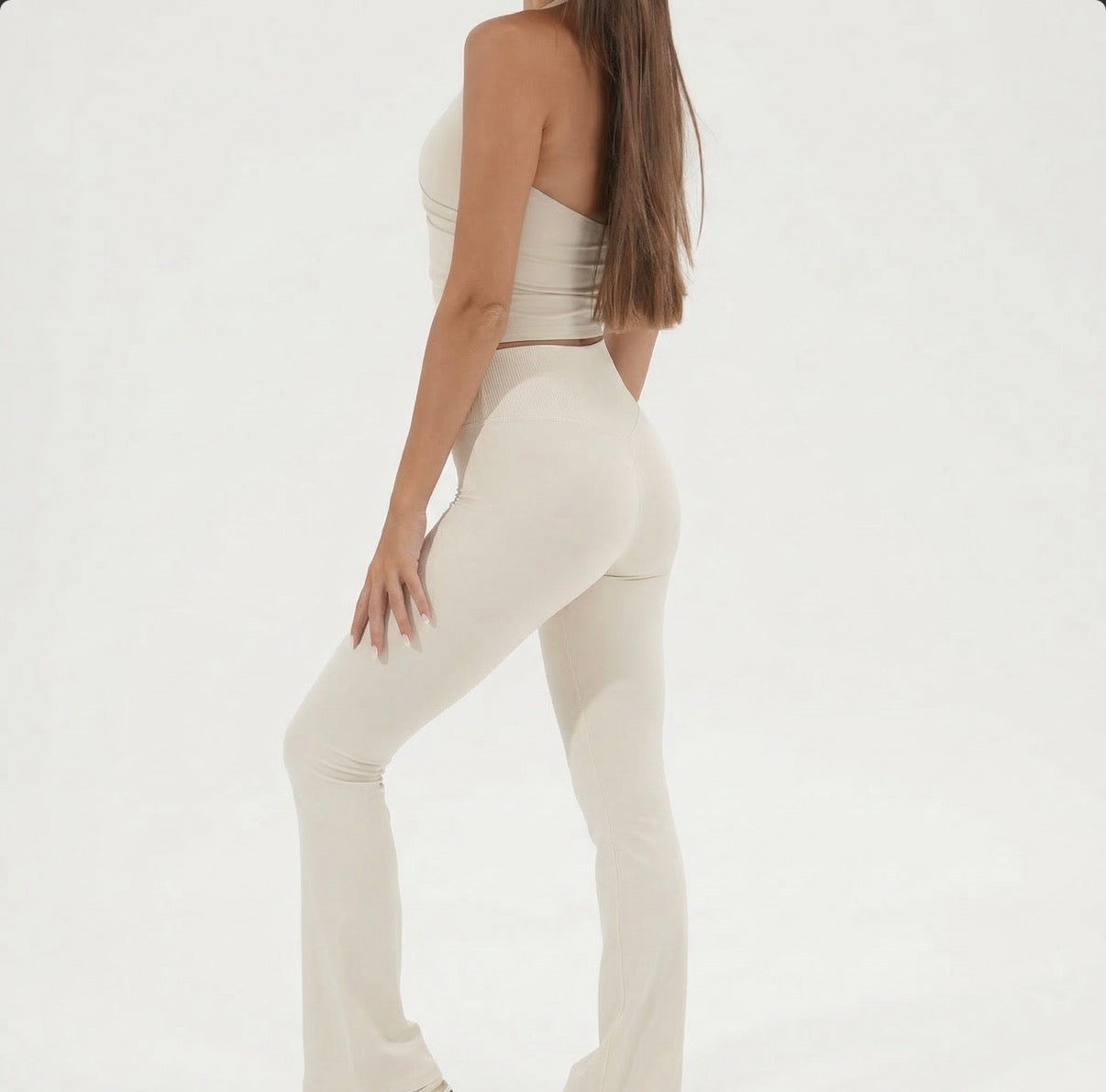 Silhouette flare leggings