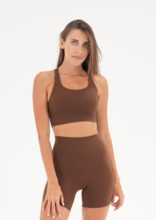 Long core bra