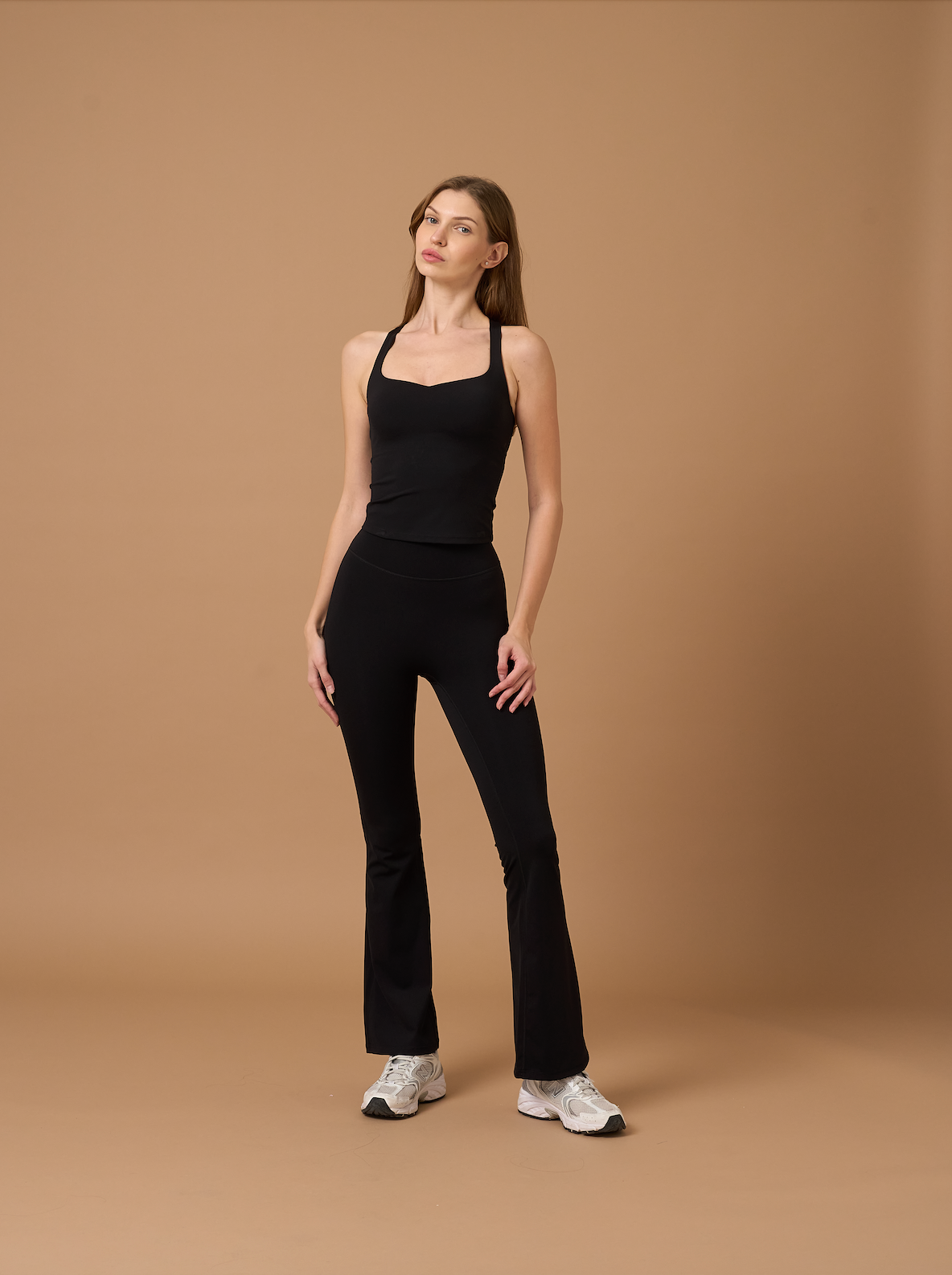 Silhouette flare leggings